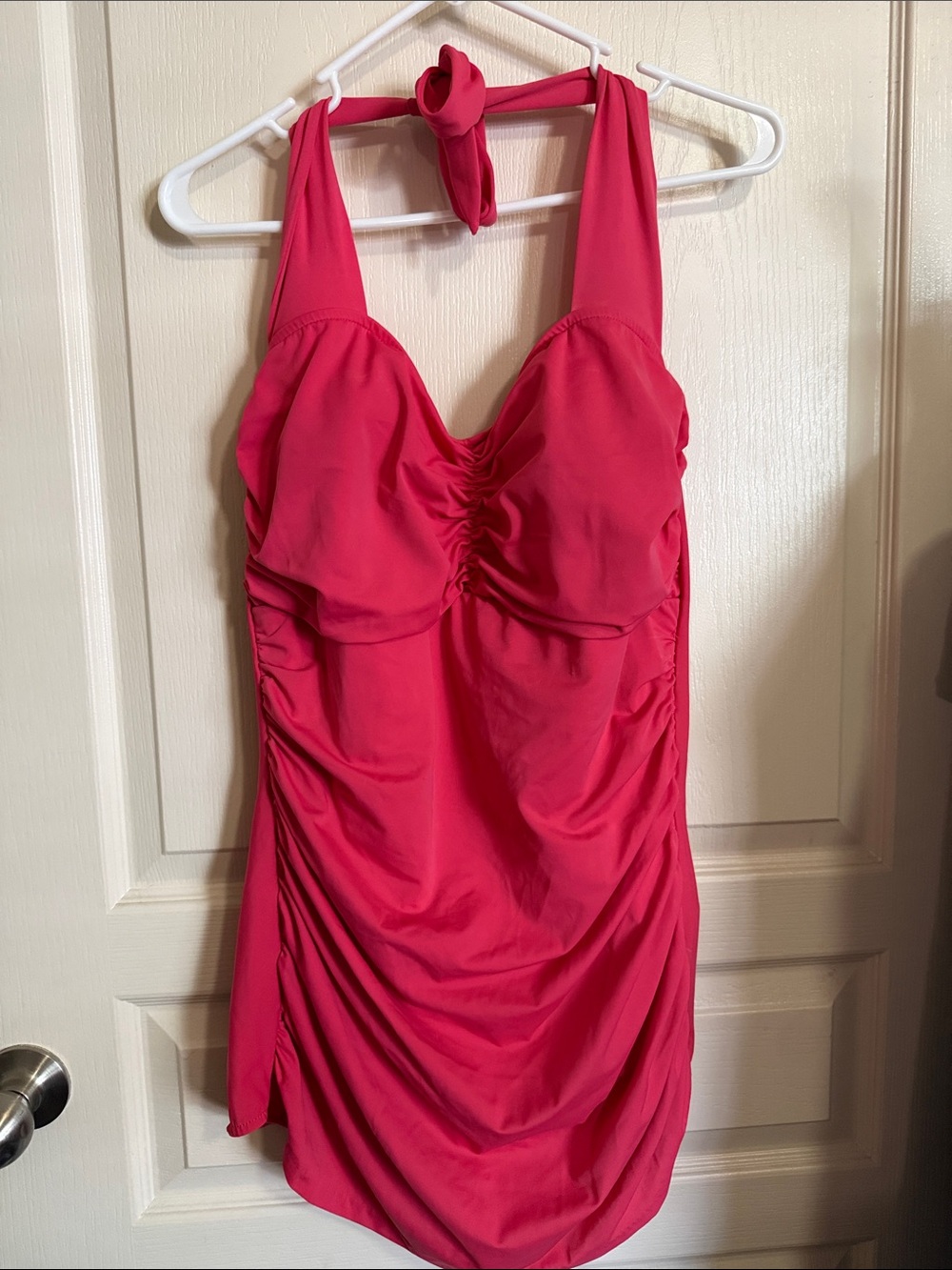 Suddenly Slim by Catalina Halter Swimdress Sz 1X